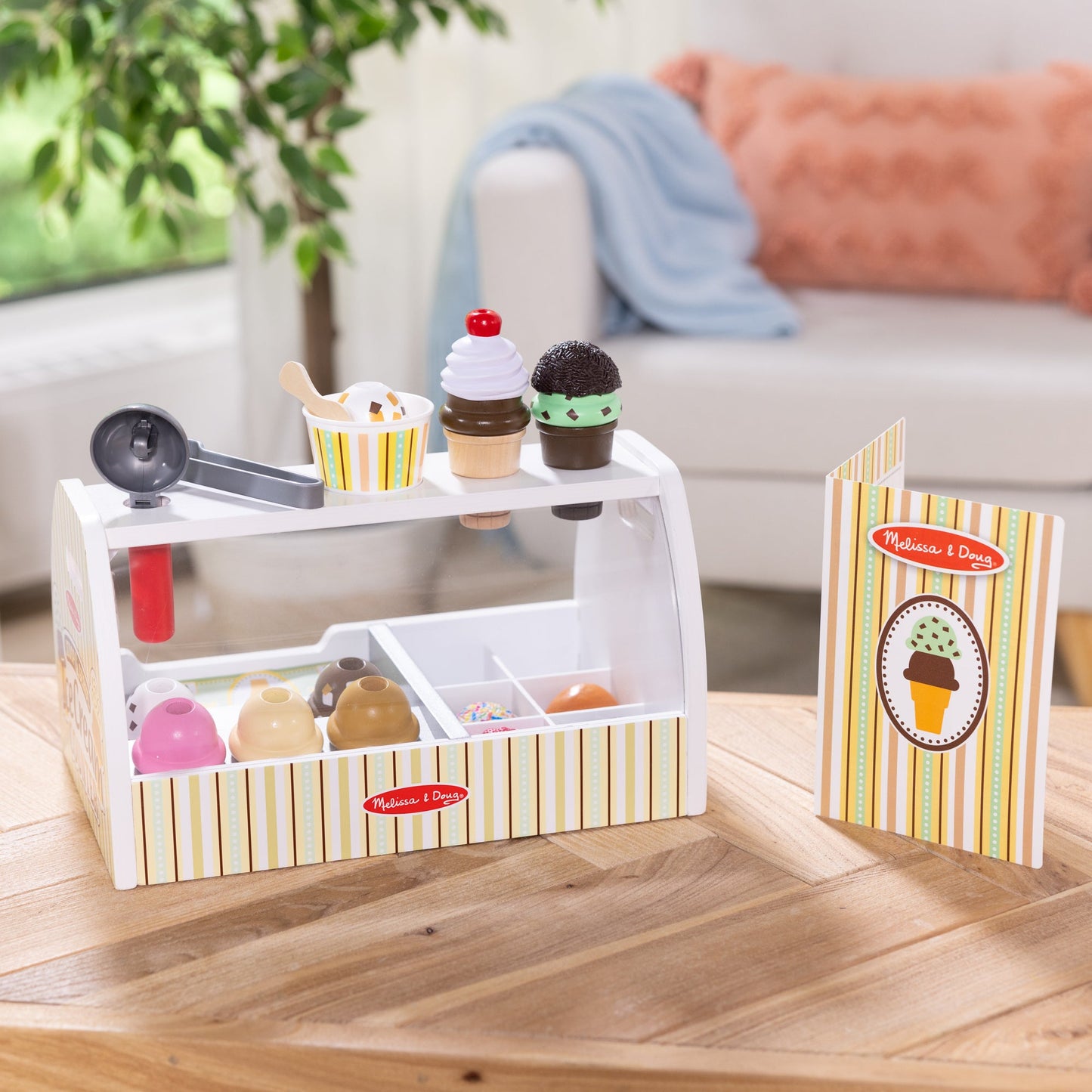Scoop & Serve Ice Cream Counter