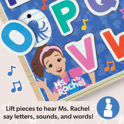 Ms. Rachel™  Wooden Phonics Alphabet Sound Puzzle - 26 Pieces