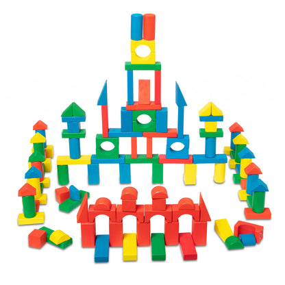 200 Piece Wood Blocks Set