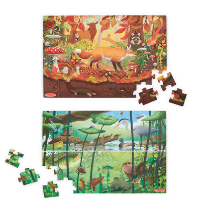 Let's Explore Double-Sided Seek & Find Puzzle