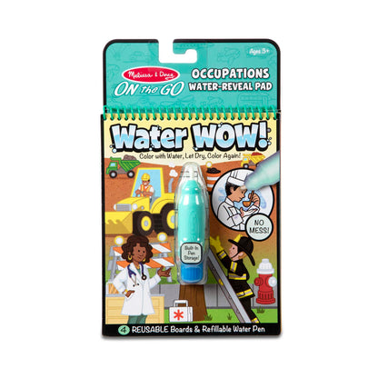 Water Wow! Occupations - Water Reveal Pad On the Go Travel Activity