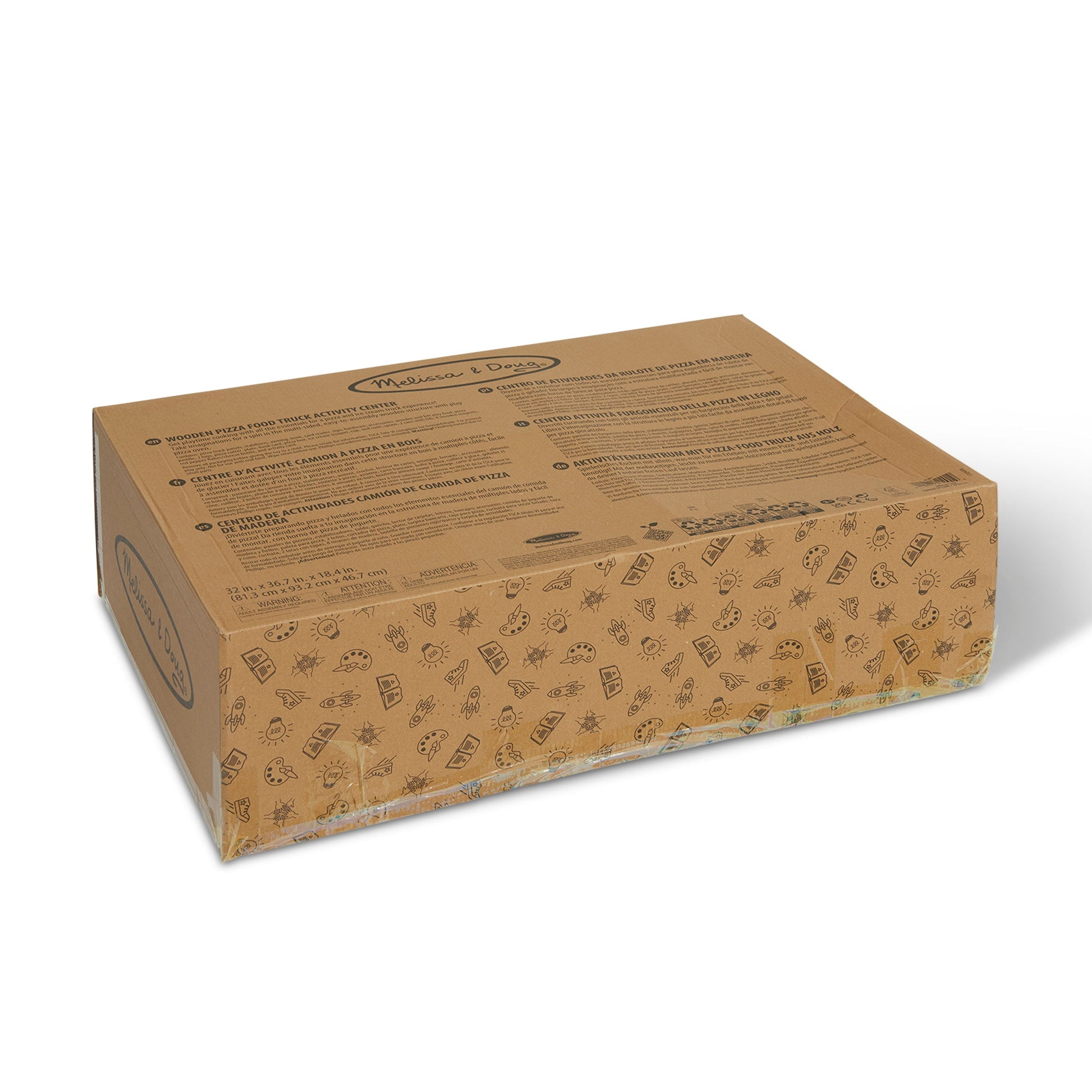 Wooden Pizza Food Truck Activity Center
