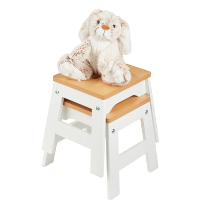 Wooden Stools – Set of 2