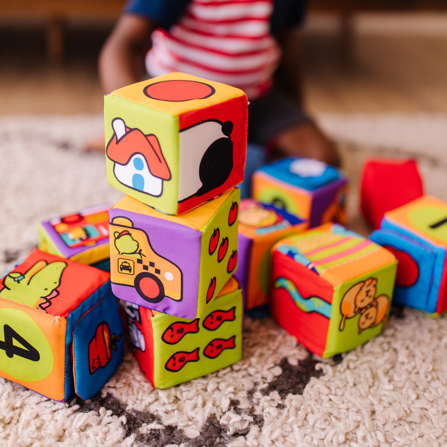 K's Kids Match and Build Soft Blocks