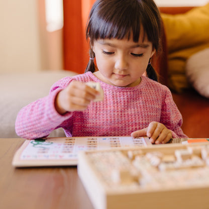 Deluxe Wooden Stamp Set - ABCs 123s