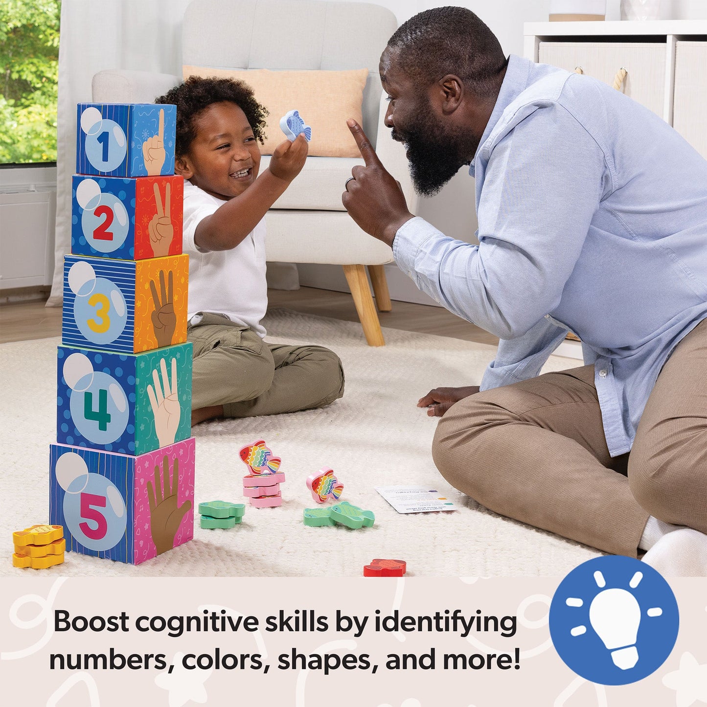 Ms. Rachel™ Sort & Count Nesting Blocks