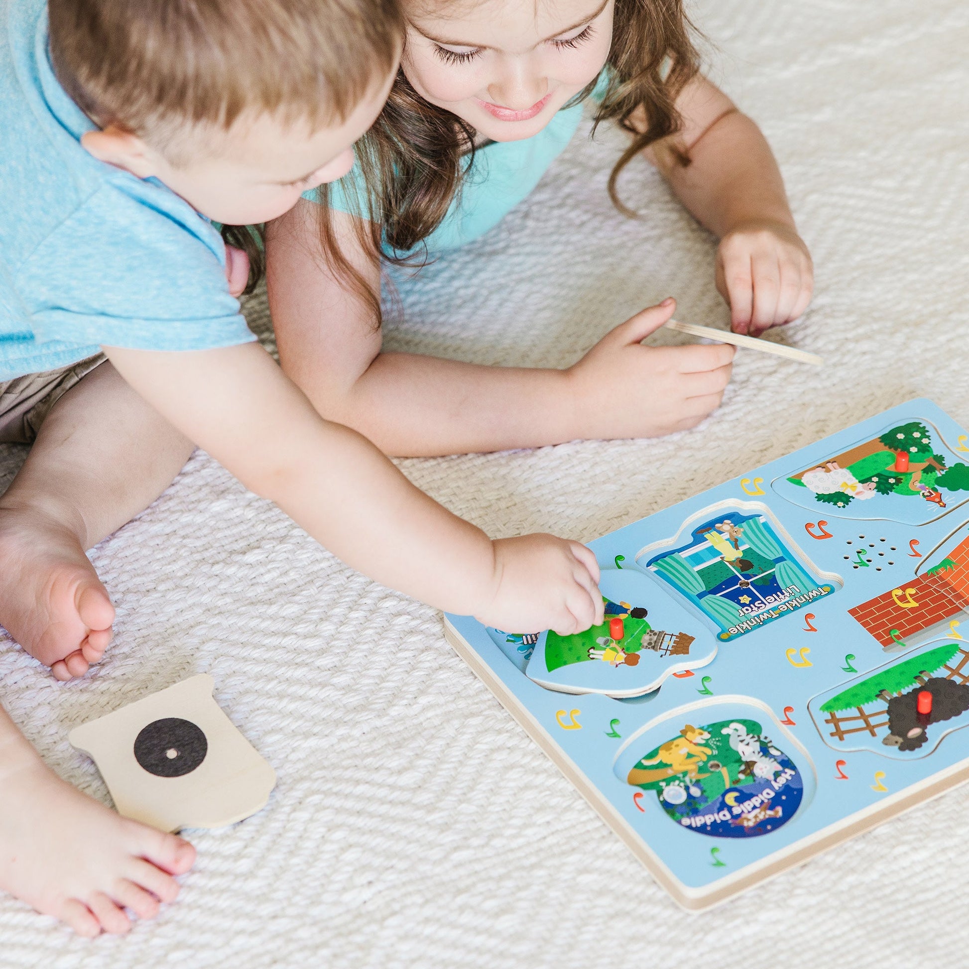 Nursery Rhymes 2 Sound Puzzle - 6 PIeces