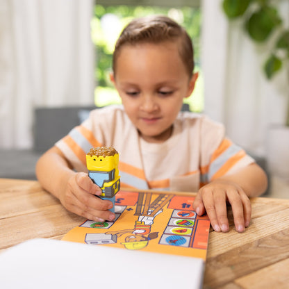 Sticker WOW!™ Activity Pad & Sticker Stamper - Bulldozer