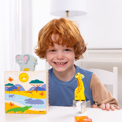 Wooden Animal Matching - Safari