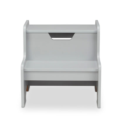Wooden Step Stool – Gray