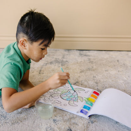 Paint With Water Activity Book - Ocean