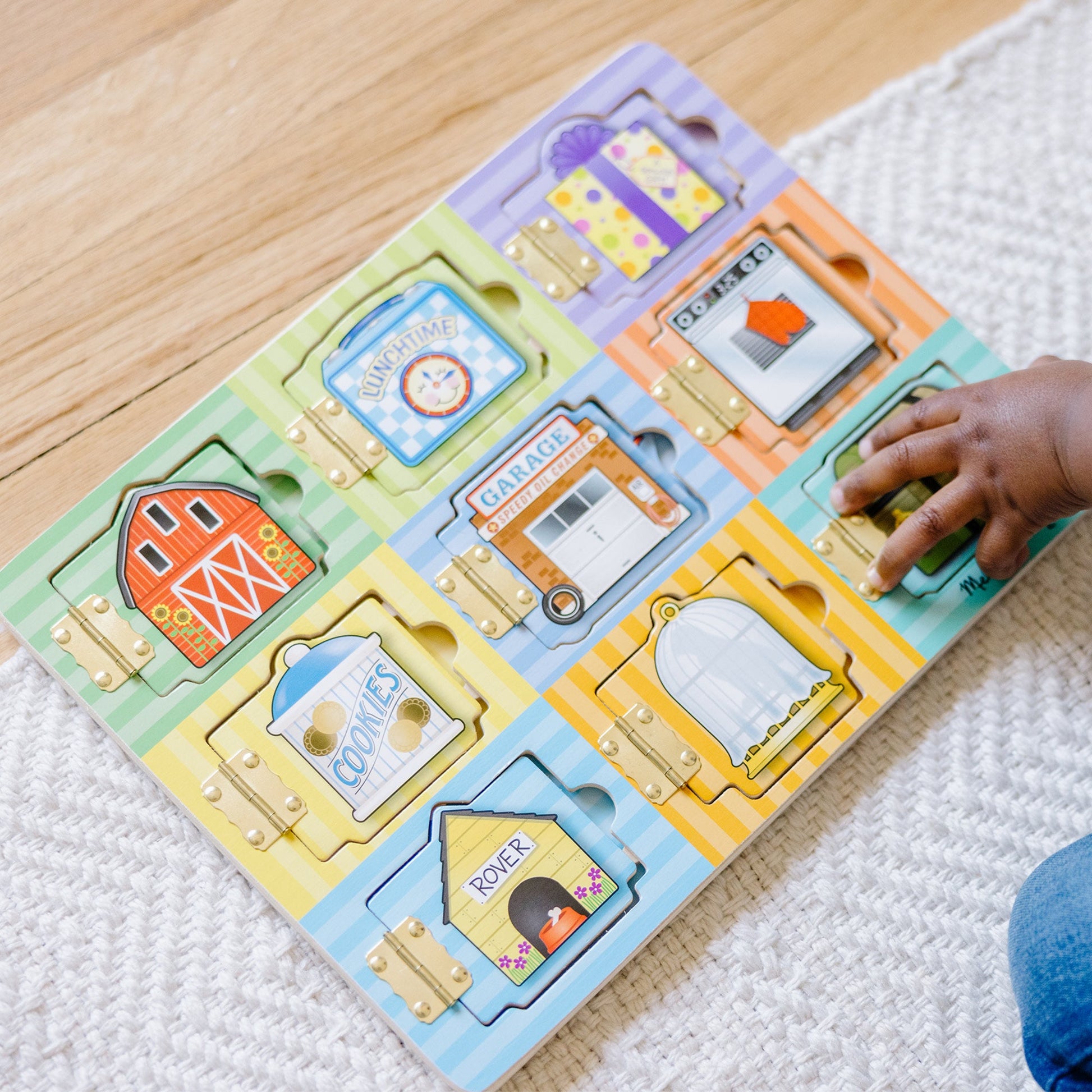 Wooden Magnetic Hide & Seek Board