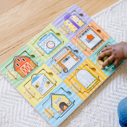 Wooden Magnetic Hide & Seek Board