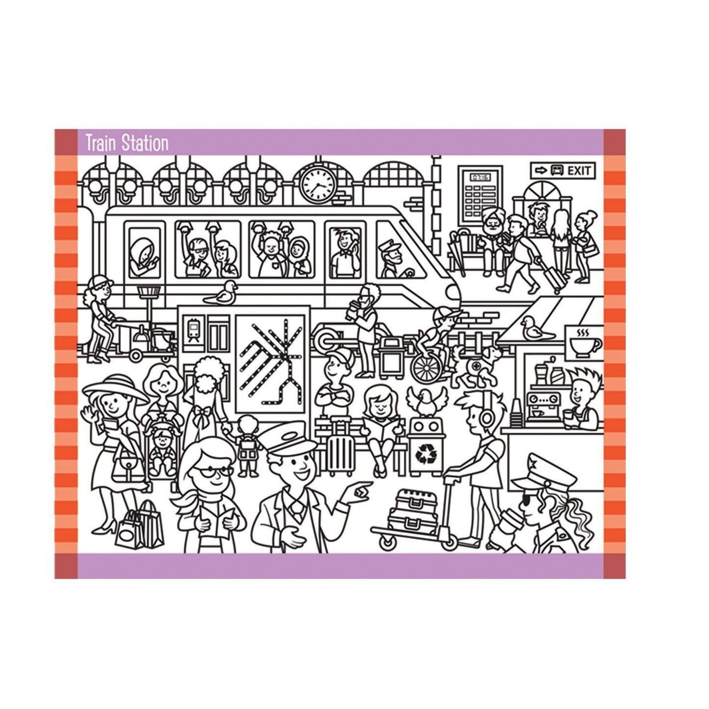 Seek & Find Sticker Pad – Around Town
