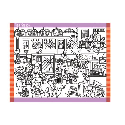 Seek & Find Sticker Pad – Around Town