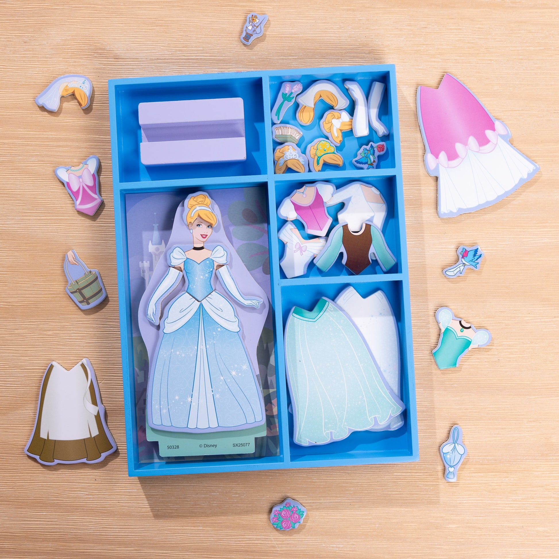 Disney Cinderella Wooden Magnetic Dress-Up
