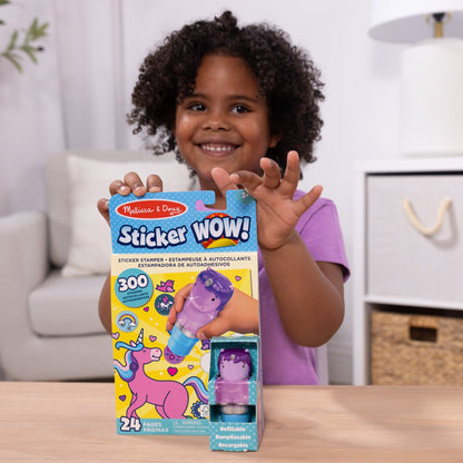 Sticker WOW!™ Activity Pad & Sticker Stamper - Purple Unicorn