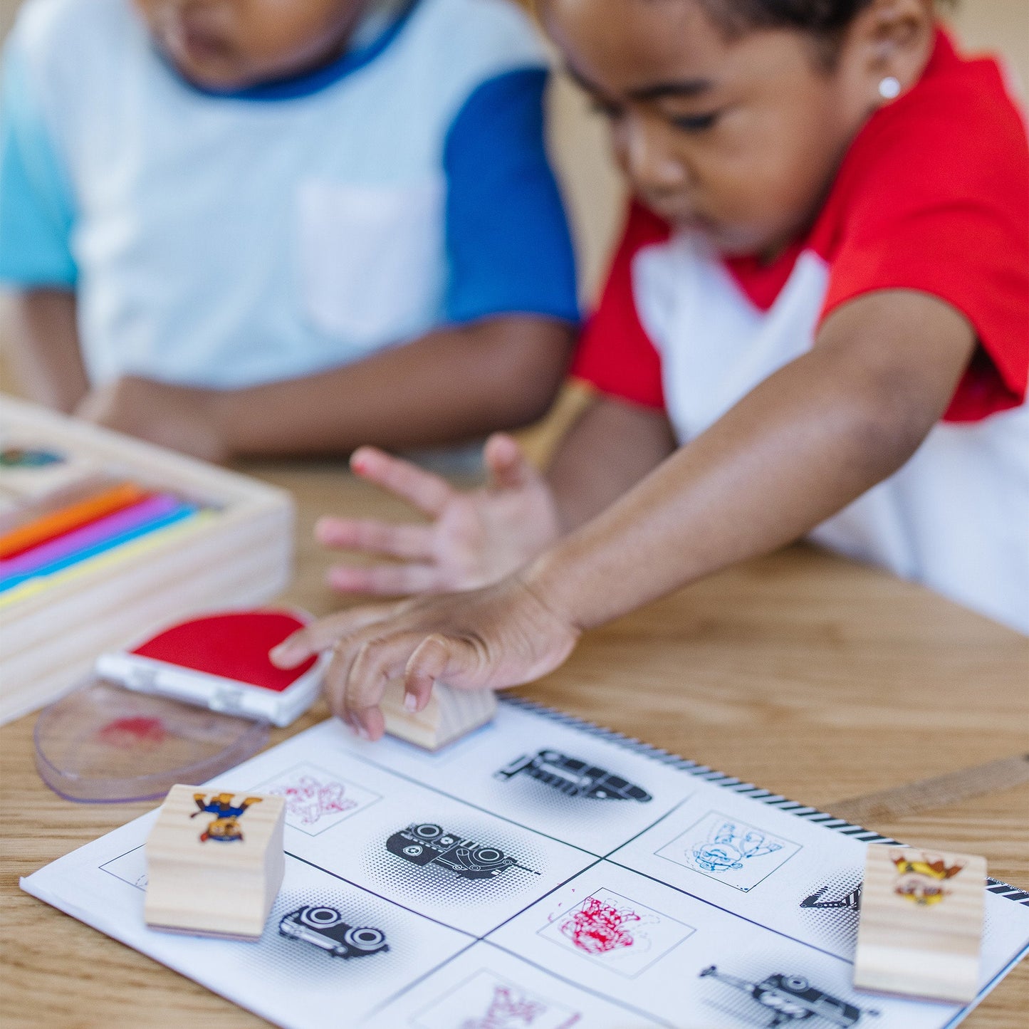 PAW Patrol Wooden Stamps Activity Set