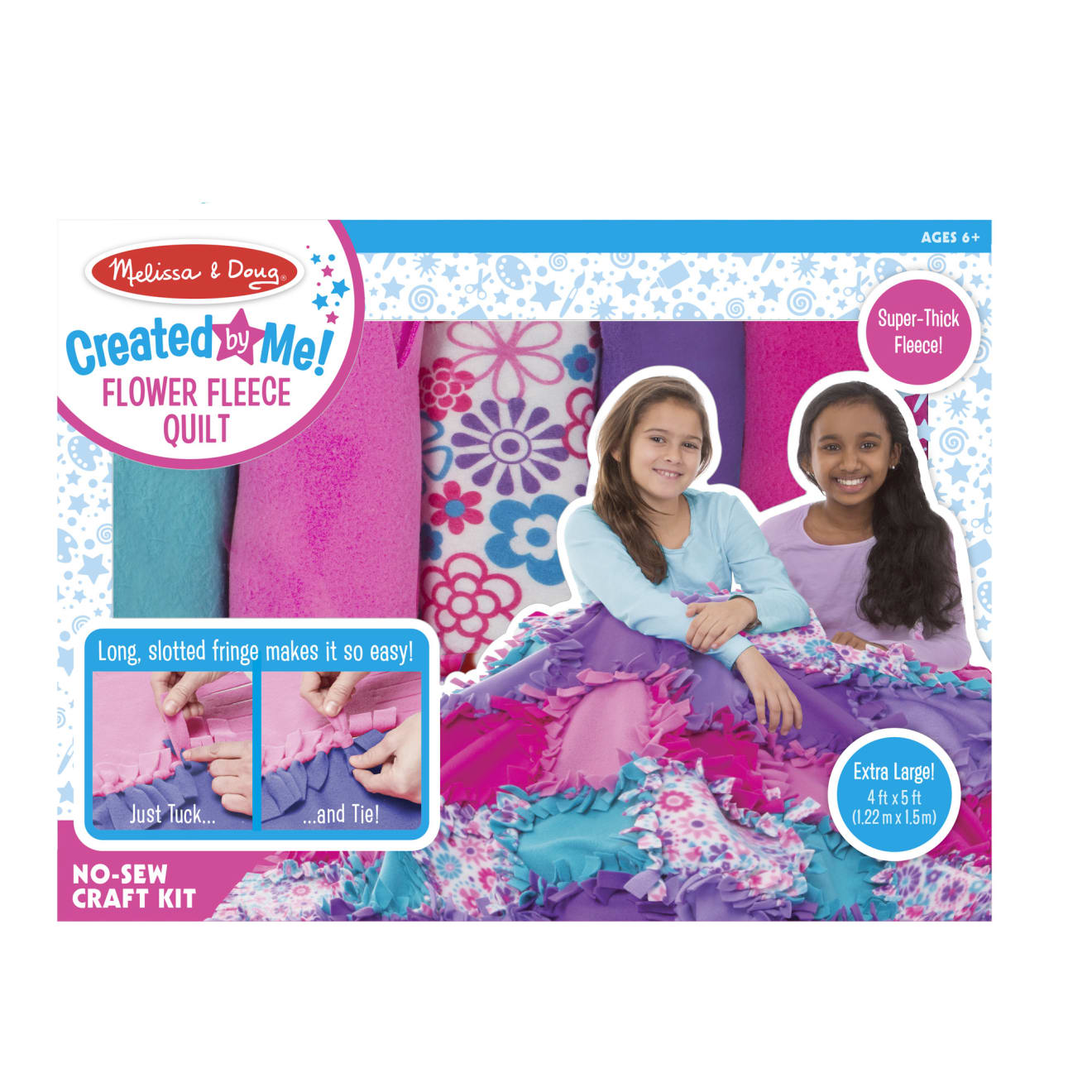 Created by Me! Flower Fleece Quilt