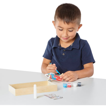 Decorate-Your-Own Wooden Plane