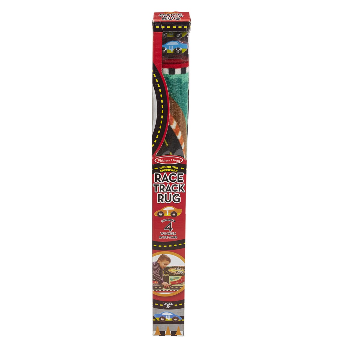 Round the Speedway Race Track Rug & Car Set