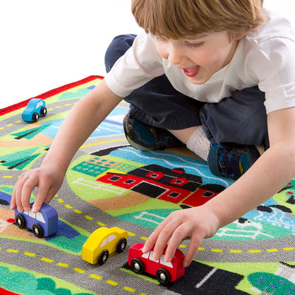 Round the Town Road Rug & Car Set