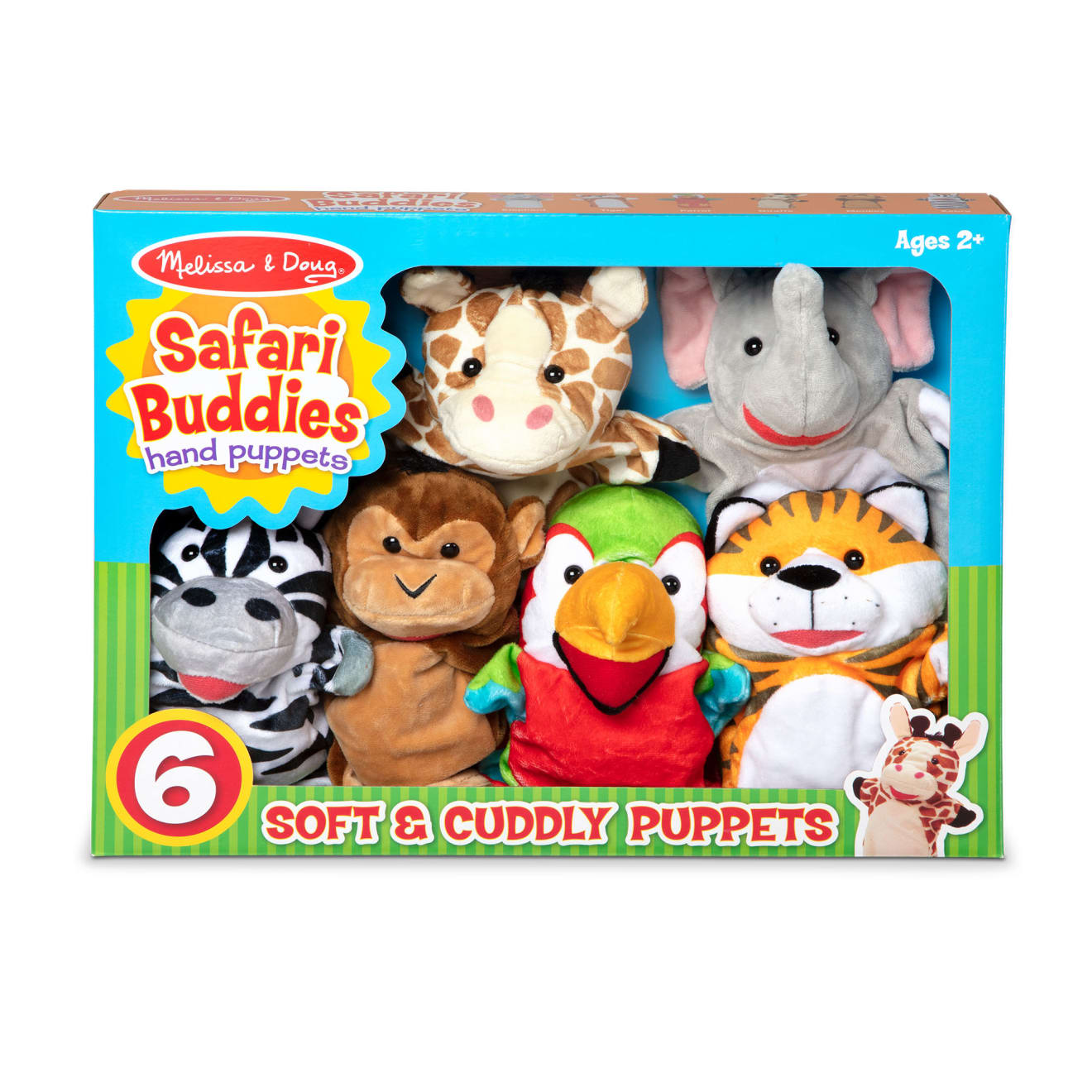 Safari Buddies Hand Puppets