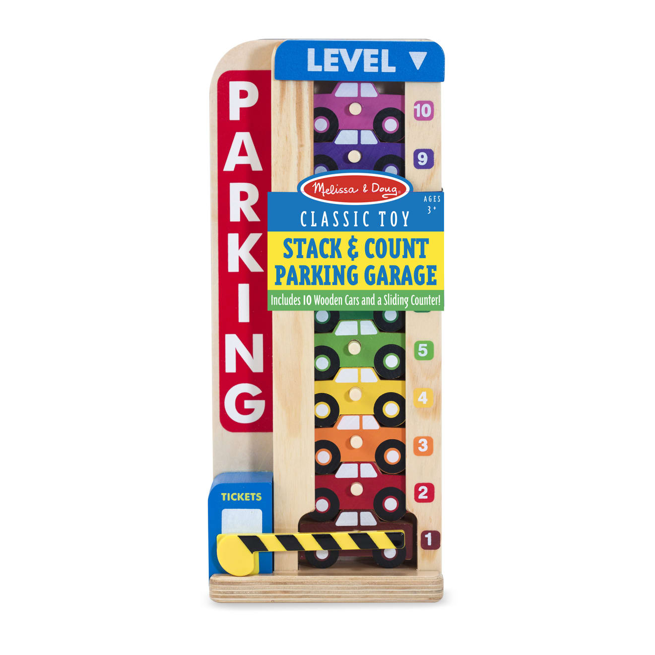 Wooden Stack & Count Parking Garage