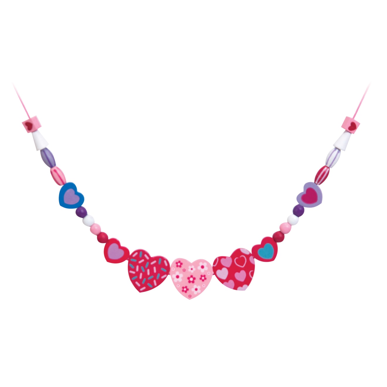 Created by Me! Heart Beads Wooden Bead Kit