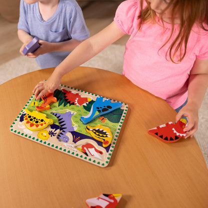 Dinosaurs Chunky Puzzle - 7 Pieces