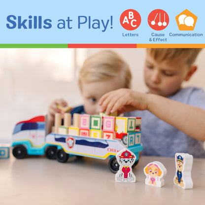 PAW Patrol Wooden ABC Block Truck