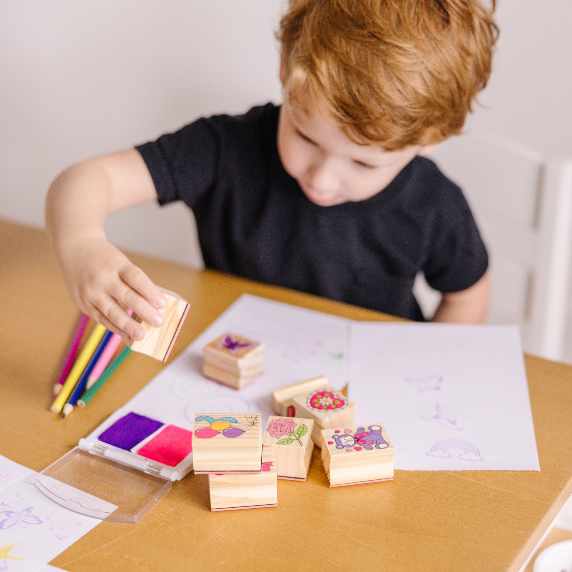 Wooden Stamp Set - Friendship