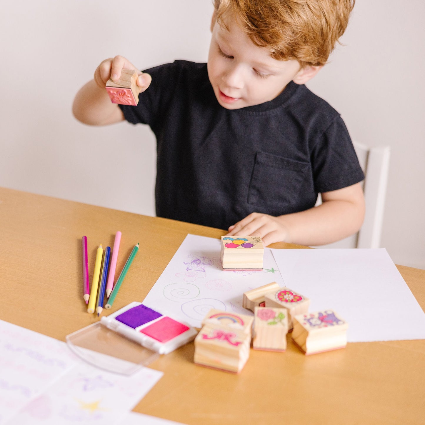 Wooden Stamp Set - Friendship