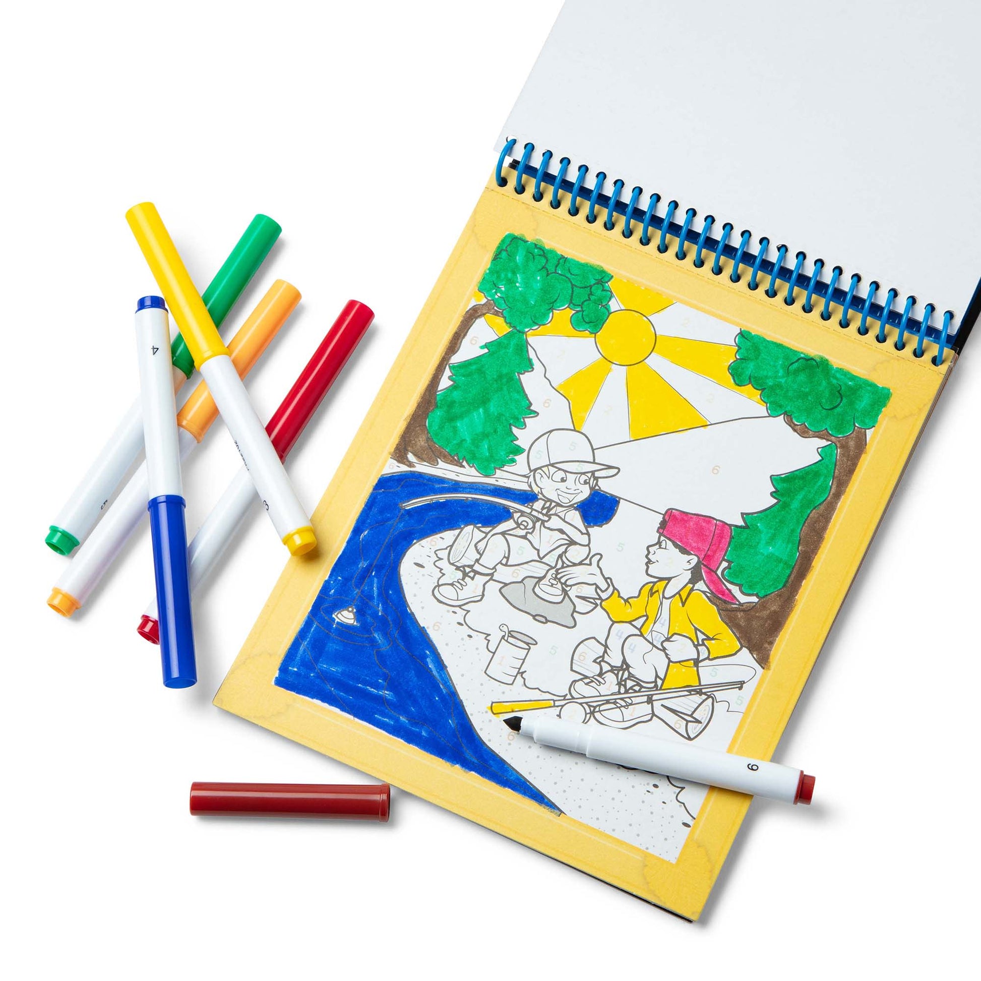 Color By Numbers - Blue