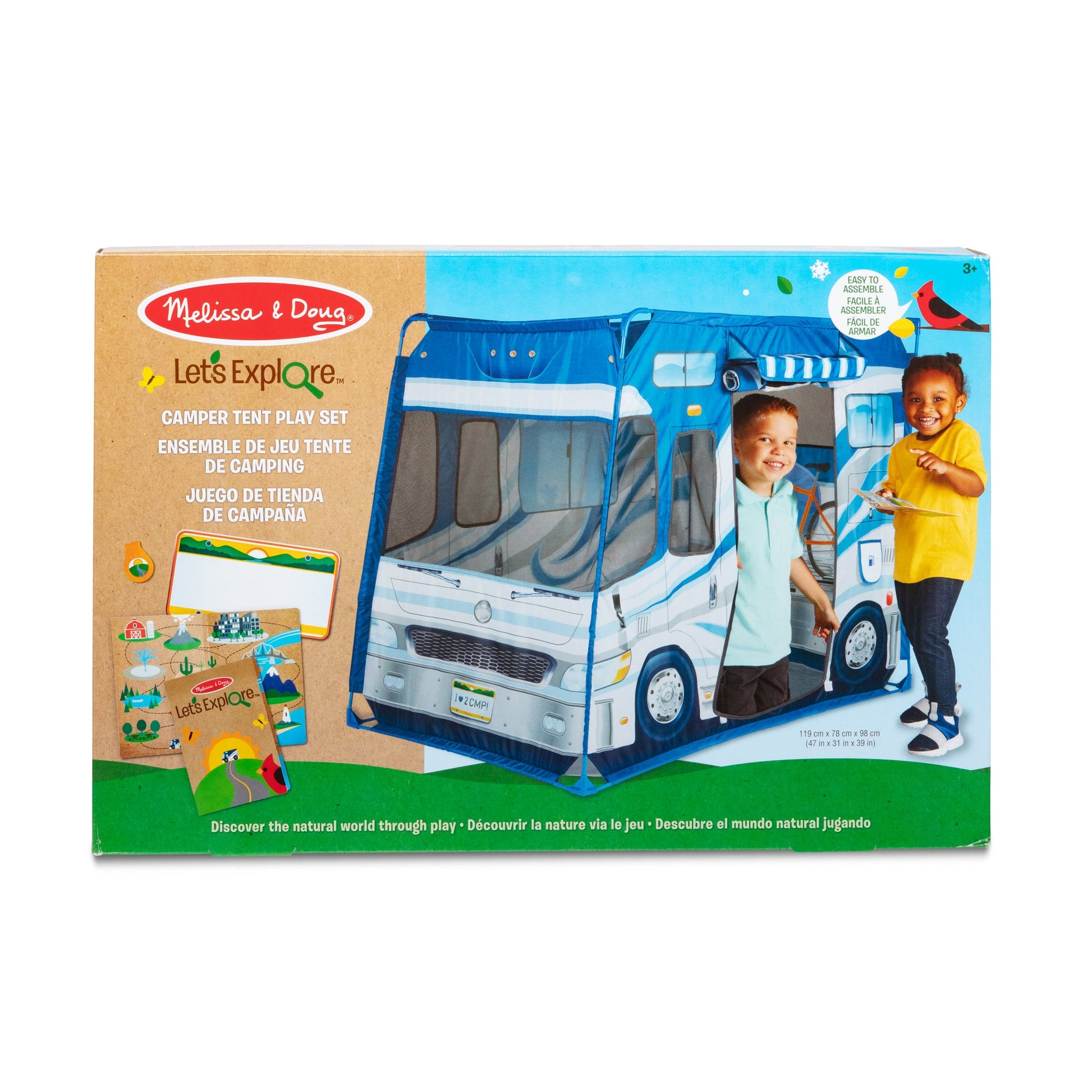 Let’s Explore Camper Tent Play Set