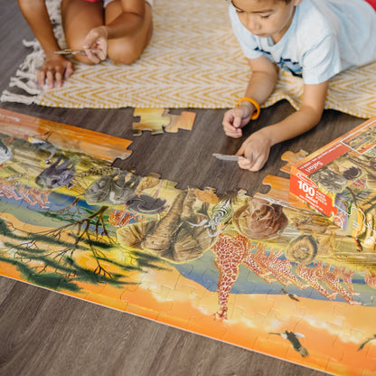 Safari Floor Puzzle - 100 Pieces
