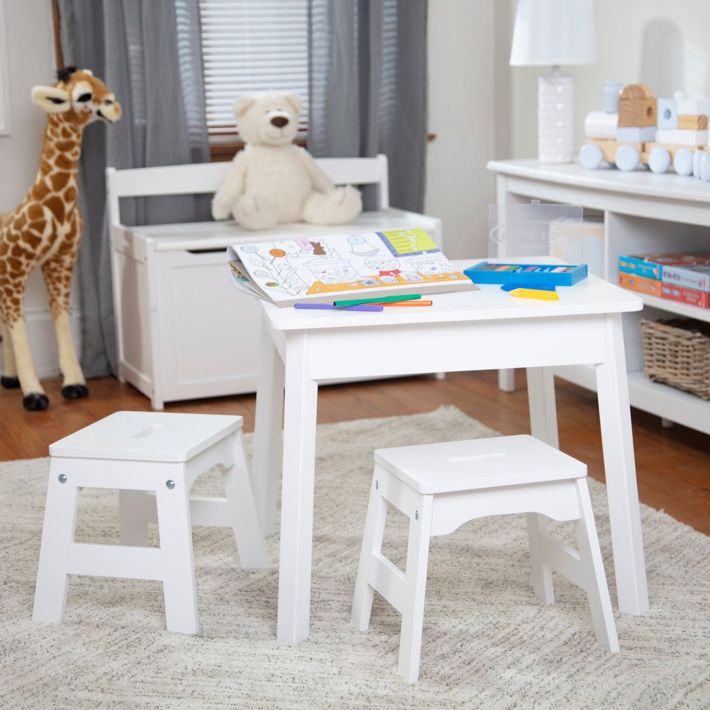 Wooden Stools – Set of 2