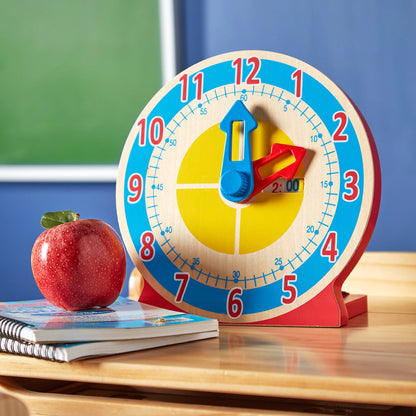 Turn & Tell Wooden Clock